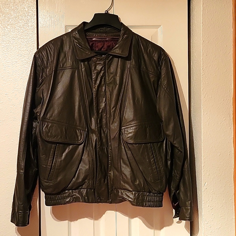 Men's "Bomber" style lined Jacket.
